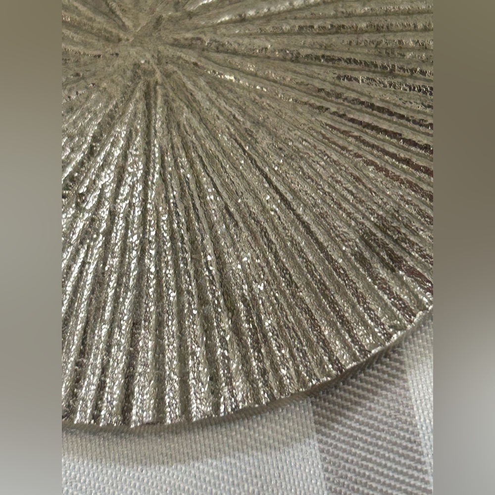 SIX VINTAGE COASTERS SILVER TONE - Picture 7 of 10